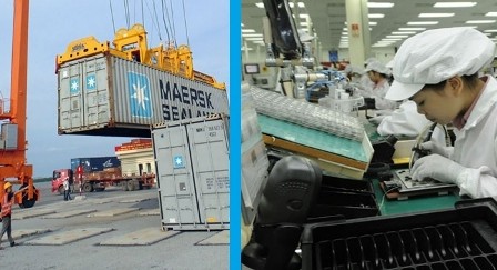 Crecimiento de exportaciones, punto brillante en el panorama económica de Vietnam en 2018