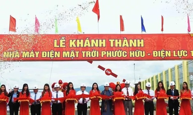 Ponen en marcha Planta de Energía Solar Phuoc Huu 