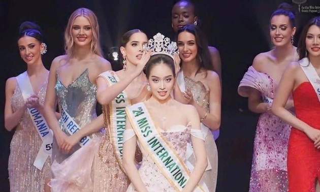 Primera belleza vietnamita se corona como Miss International 2024