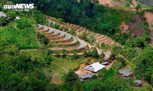 Terrazas de arroz anegadas de Bac Ha, un espectáculo digno de admirar 