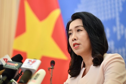 越南外交部发言人黎氏秋姮：要求中国撤走中国海洋地质八号调查船