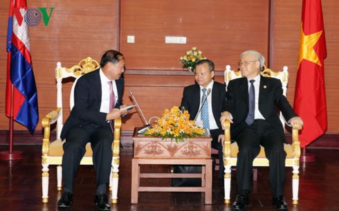   Nguyen Phu Trong à Sihanoukville 