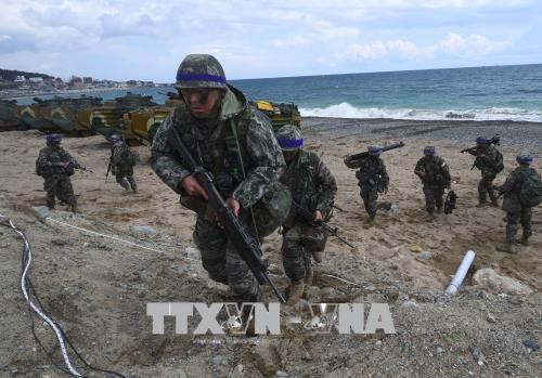  Séoul et Washington vont suspendre les exercices militaires le jour du sommet intercoréen