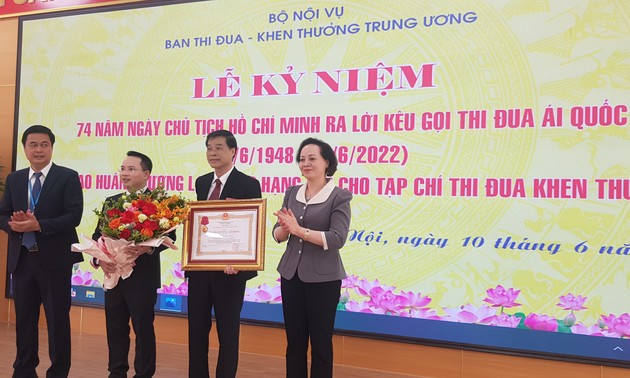 Célébration du 74e anniversaire de l’appel à l’émulation patriotique du Président Hô Chi Minh