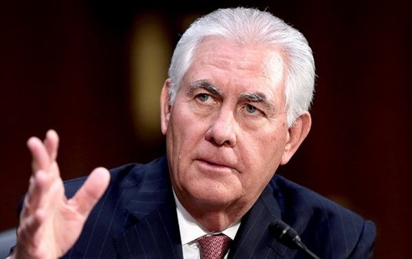 US Secretary of State makes his first foreign trip