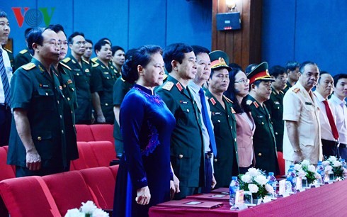 Nguyên Thi Kim Ngân à la rentrée des classes de l’Académie de la défense