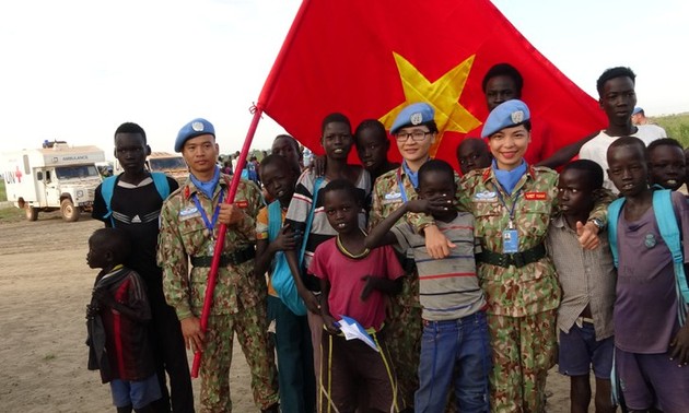 Les Casques bleus renvoient l’image d’un Vietnam amical et dynamique