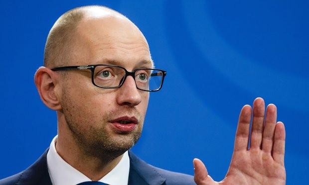 Ukraine’s Prime Minister Arseny Yatseniuk announces resignation