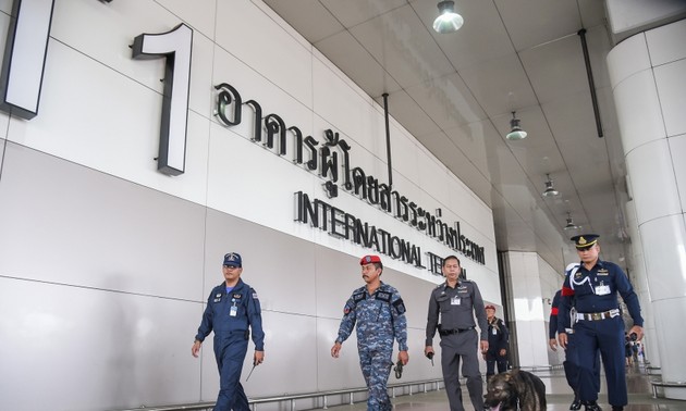 Security tightened at train and bus stations in Thailand