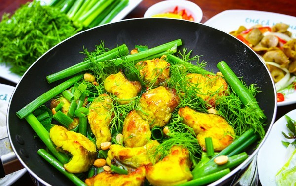 Vietnamese fish with Turmeric and Dill