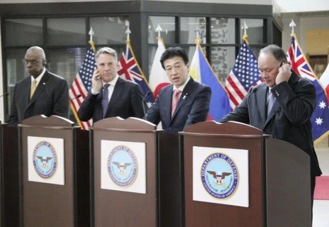 US, Australia, Japan deepen defense cooperation