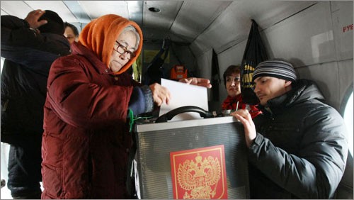  Russland: Start der Präsidentschaftswahl 