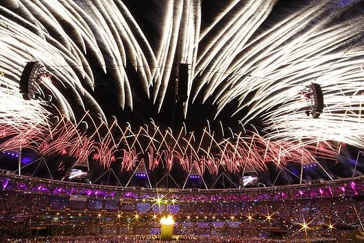 Die Olympischen Spiele in London eröffnet