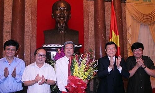 Staatspräsident Truong Tan Sang: Presse ist das zuverlässige Forum der Bevölkerung