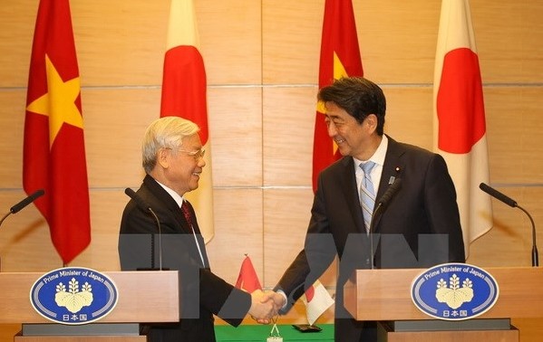 Der Besuch des KPV-Generalsekretärs Nguyen Phu Trong steht in Schlagzeilen der japanischen Presse