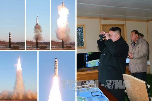 Nordkorea veröffentlicht Video über Raketentest