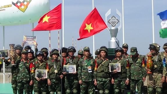 Die Truppe der vietnamesischen Kampfingenieure gewinnt den 3. Preis bei Army Games in Russland
