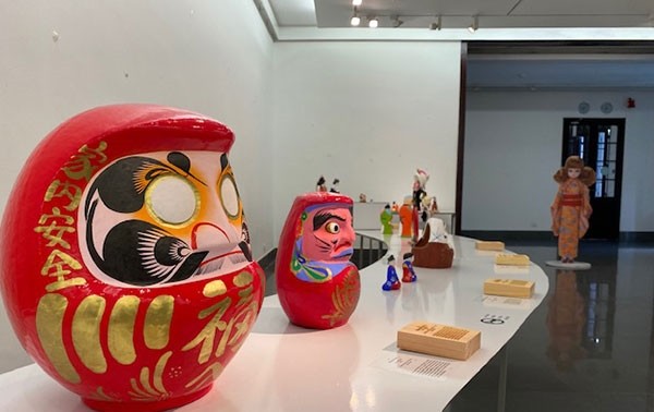 Ausstellung der japanischen Puppen in Vietnam 