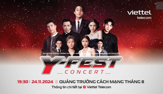Das große Musikfestival Viettel Y-Fest 2024 findet am 24. November in Hanoi statt