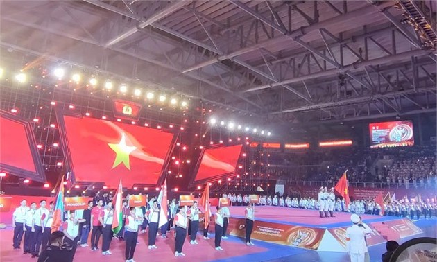 Eröffnung des Taekwondo-Turniers der asiatischen Polizei 2024