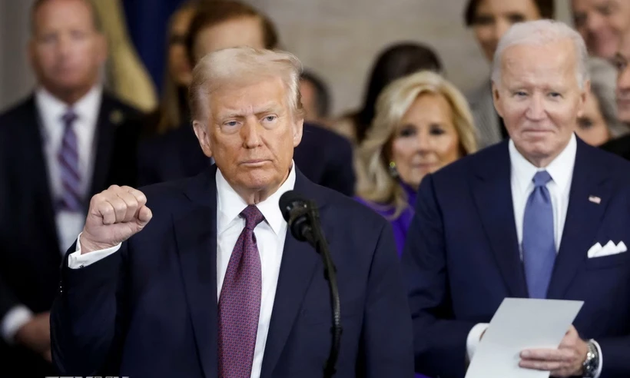 Starke Botschaft von Donald Trump am ersten Amtstag