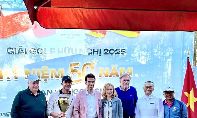 Das Freundschafts-Golfturnier vertieft die Beziehungen zwischen Vietnamesen und deutschen Freunden