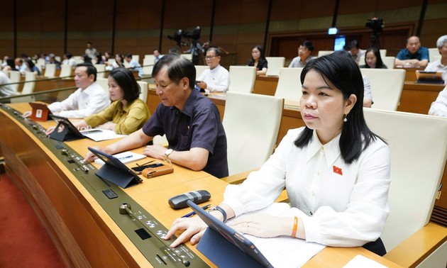 Das Parlament verabschiedet einige Gesetze