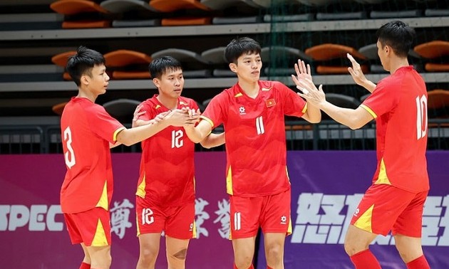 Vietnamesisches Futsal-Team in Lostopf 2 bei der Asienmeisterschaft