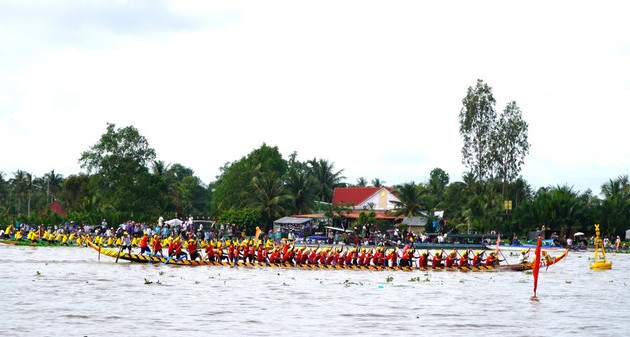 Eröffnung des Kultur-, Sport- und Tourismusfestes der Khmer in An Giang