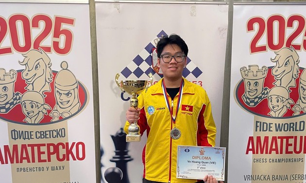 Vietnamesischer Schachspieler gewinnt Silberpokal bei der Amateur-Weltmeisterschaft 2025