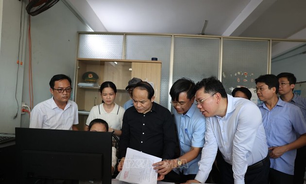 L’Inspection gouvernementale contrôle la lutte contre la pêche INN à Hô Chi Minh-Ville