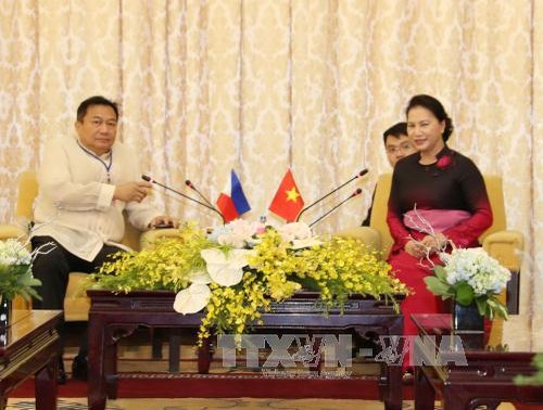 Ketua MN Vietnam, Nguyen Thi Kim Ngan menerima Ketua Parlemen Timor-Leste dan Ketua Majelis Rendah Filipina secara terpisah