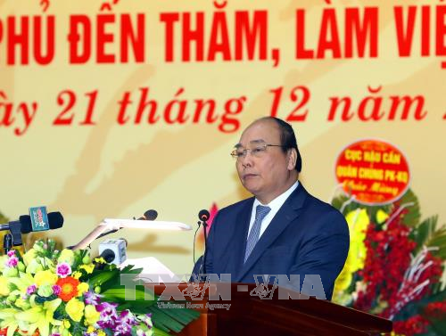 PM Vietnam, Nguyen Xuan Phuc menghadiri upacara peringatan ultah ke-45 Kemenangan “Hanoi-Dien Bien Phu di udara”