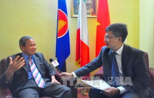 Vietnam dan Italia sedang mengalami periode yang paling baik dalam hubungan Kemitraan Setrategis