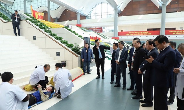 Latihan Kesiapan Pelayanan Kesehatan untuk Kongres Nasional XIV PKV