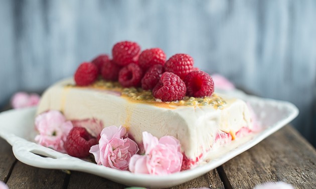 Raspberry Semifreddo