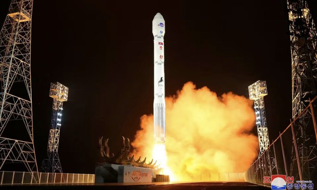 North Korea vows more satellite launches, beefs up military on border