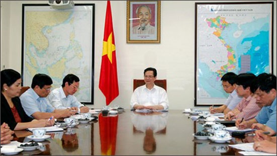 Premierminister Nguyen Tan Dung trifft Verwalter der Provinz Lai Chau