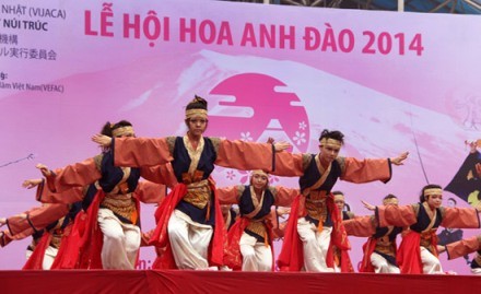 Eröffnung des Sakura-Festes in Hanoi