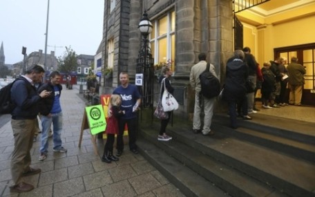 Referendum in Schottland beginnt