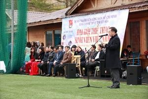 Sportfestival der vietnamesischen Studenten im russischen Moskau