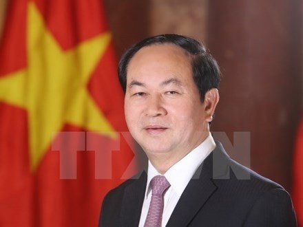 Staatspräsident Tran Dai Quang beginnt seinen Besuch in Weißrussland