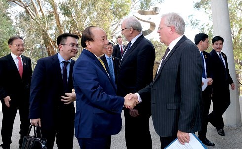 Premierminister Nguyen Xuan Phuc besucht die australische Nationaluniversität