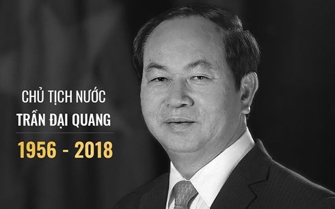 Internationale Medien trauern über den Tod des Staatspräsidenten Tran Dai Quang