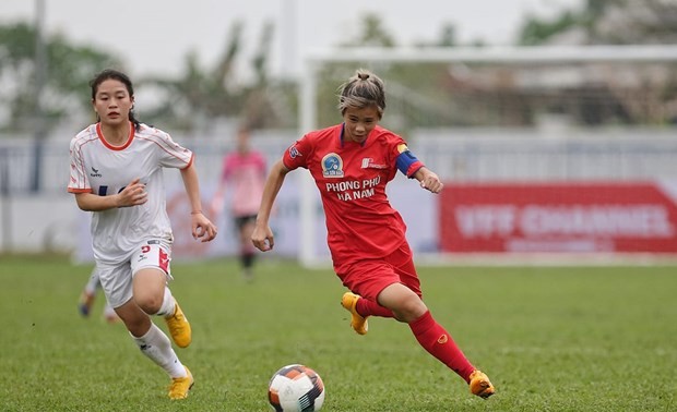 Eröffnung der nationalen U19-Frauenfußballmeisterschaft 2021 in Hanoi