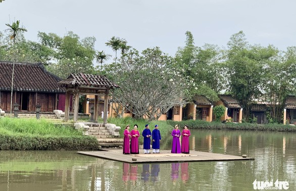 Erbe-Festival im Ao-Dai-Museum