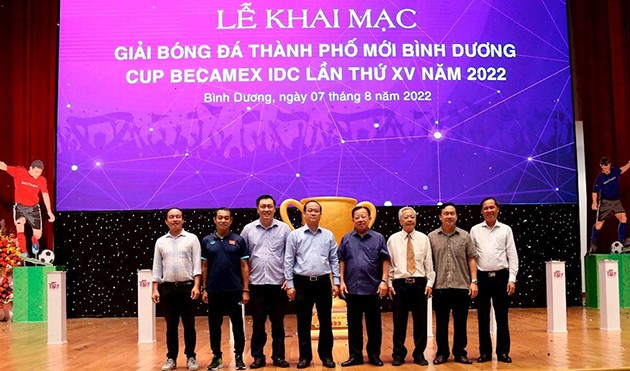 2500 Spieler nehmen am Fußballturnier der neuen Stadt Binh Duong 2022 teil