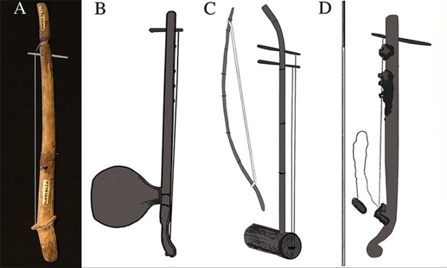 Ein mögliches altes vietnamesisches Musikinstrument entdecken