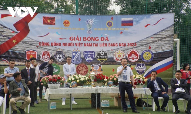 Eröffnung des Fußballturniers der vietnamesischen Gemeinschaft in Russland