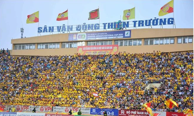 Das Thien Truong-Stadion ist beim letzten Spiel der V-League für Zuschauer kostenlos geöffnet